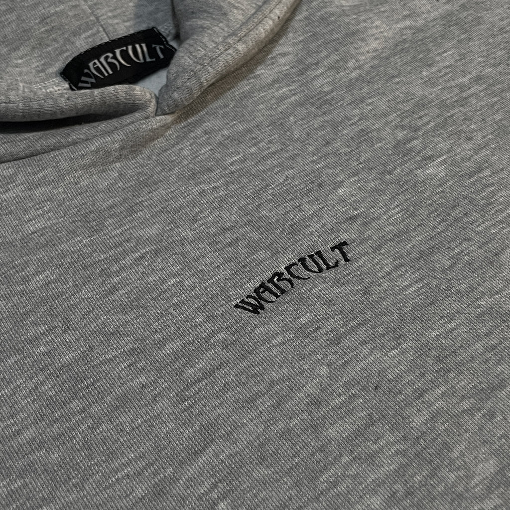 OVERSIZE "SIMPLE" HOODIE - GRİ MELANJ