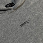 OVERSIZE "SIMPLE" HOODIE - GRİ MELANJ