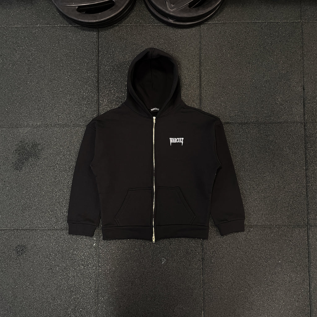 OVERSIZE "SIMPLE" ZIP UP - SİYAH