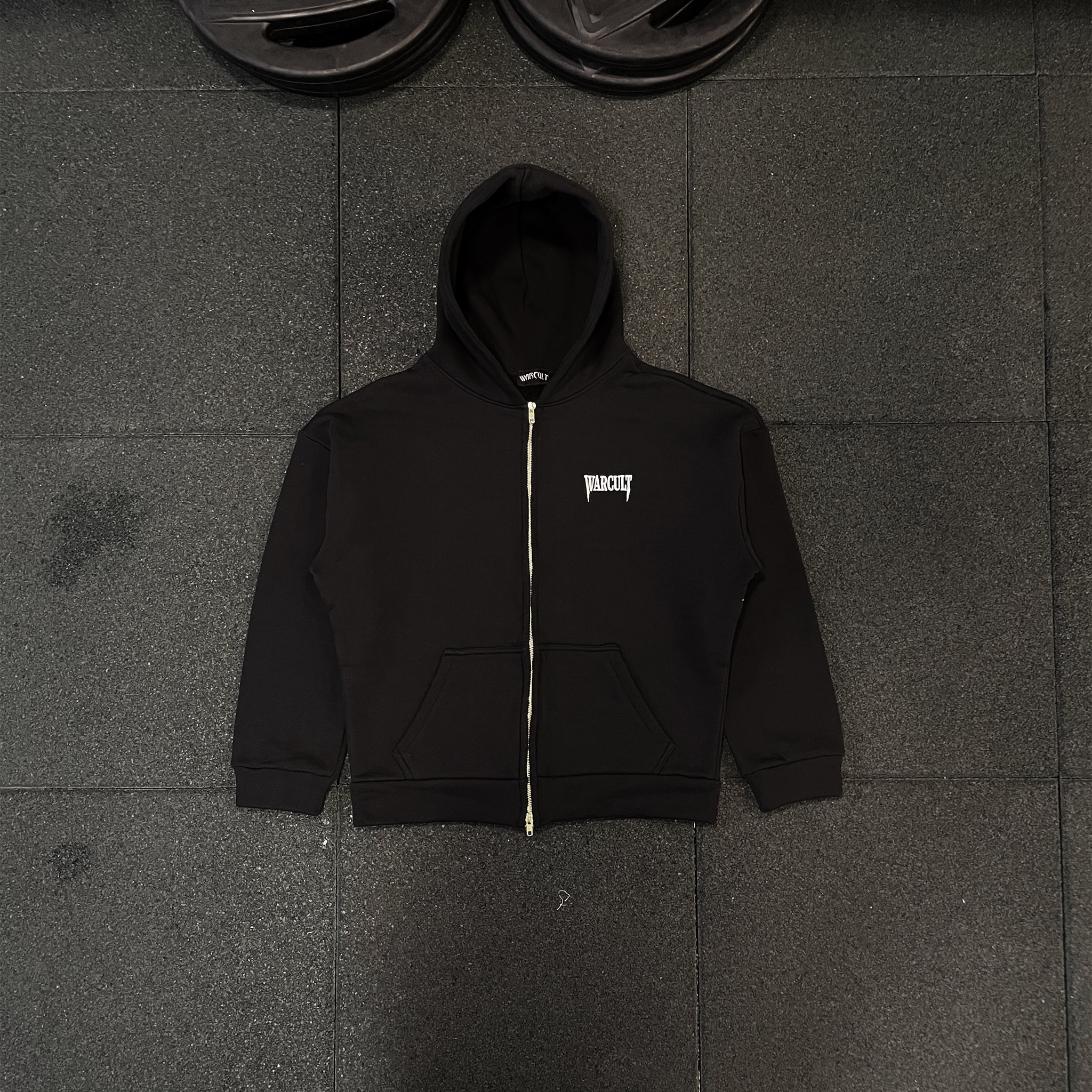 OVERSIZE "SIMPLE" ZIP UP - SİYAH